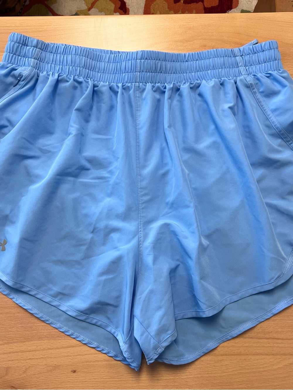 Under Armour Women's Sky Blue Athletic Running Shorts